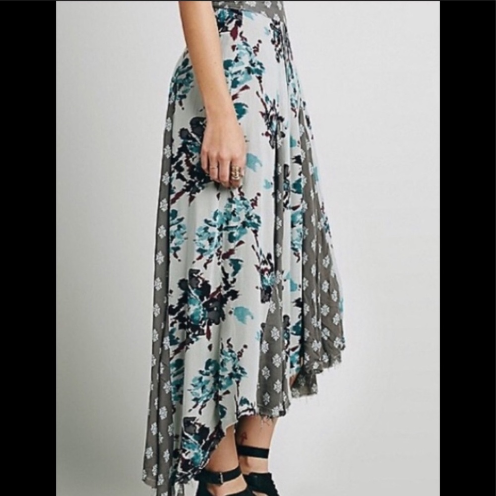 NWT FREE PEOPLE Show off your maxi skirt--soft mint